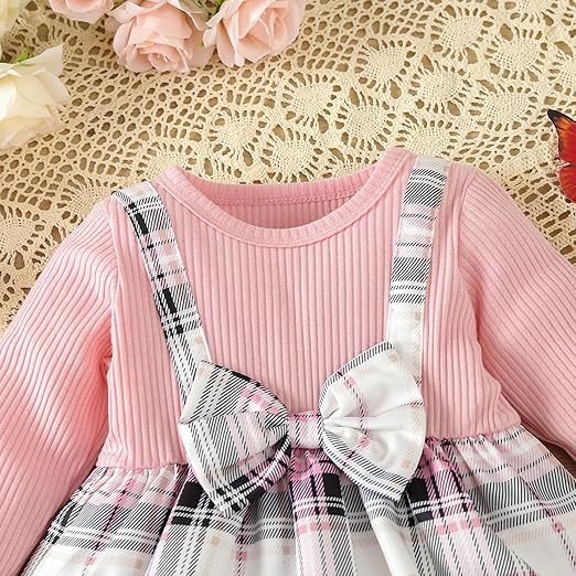 Ju Ju Jam’s Twirl in Top & Flared Pants Baby Girls Set, styled with accessories for an adorable, complete outfit.