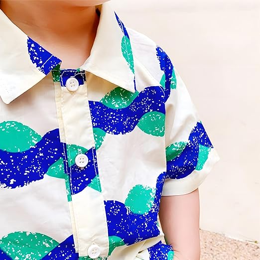 Hawaii Wave Shirt and Shorts Boys Set