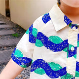 Hawaii Wave Shirt and Shorts Boys Set