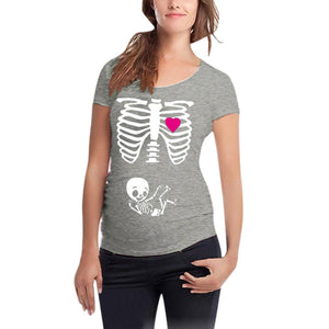 Baby Skeleton In - Funky Maternity Tshirt