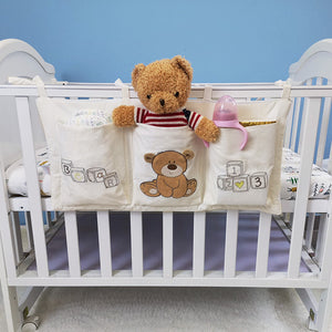 Baby Crib Storage Caddy - Three Dimensional Corduroy