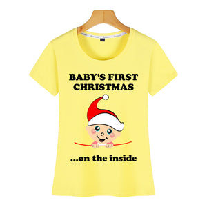 Baby's First Christmas on the Inside T-shirt
