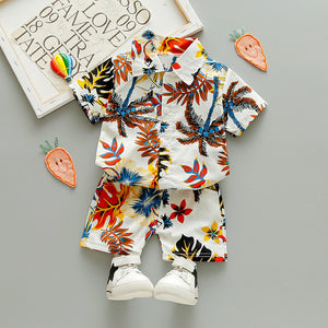 Boha Floral Suit - Holiday Styled Two Piece Suit