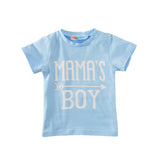 "Mama's Boy" - Short Sleeved Tshirt and Geometric Pants
