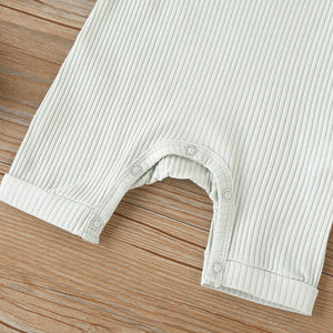 Cotton Short Sleeve Jumpsuit