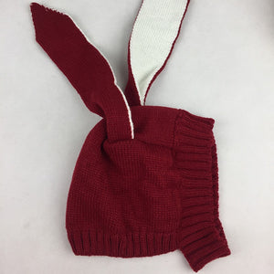 Adorable Knitted Long Ear Rabbit Hat