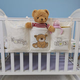 Baby Crib Storage Caddy - Three Dimensional Corduroy