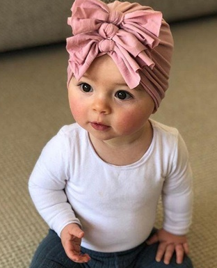 Baby Infant Girl Turban Pretty Head Wraps