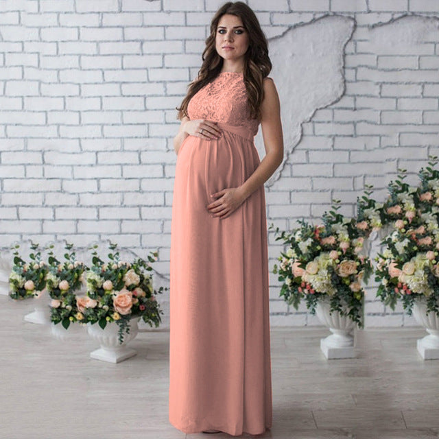 Meadow Boho Vegan Lace Gown Maternity Dress – ANYUTA COUTURE