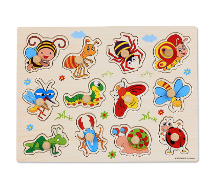 Wooden Puzzle Educational Board Toy