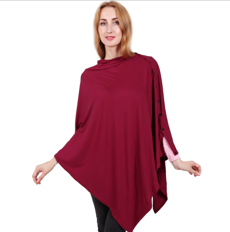 Nursing Poncho Styled Scarf with Buttons - 360 Degrees Protection – Lil  Stuart