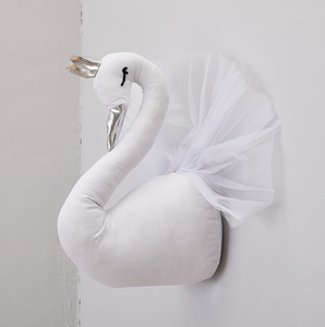 3D Golden Crown Swan - Wall Art Hanging
