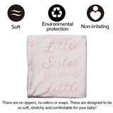 Newborn Swaddle Sack - Little Brother/Sister Quote