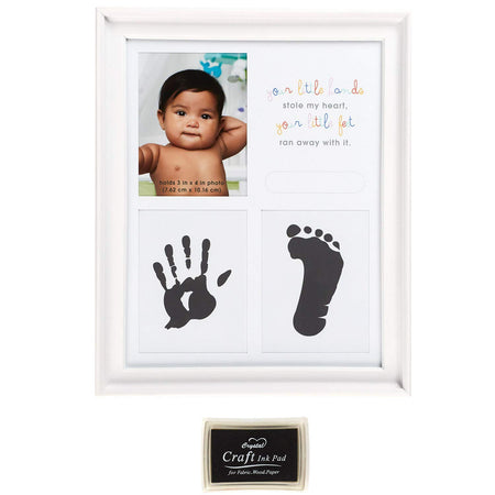 "You Are Loved" - Baby Hand and Footprint Photo Frame