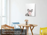 Bubble Blowing Animals - Adorable Wall Print