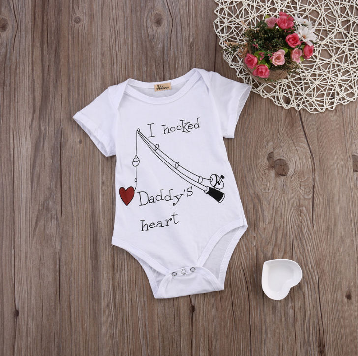 Baby and Daddy Bonding Baby Romper