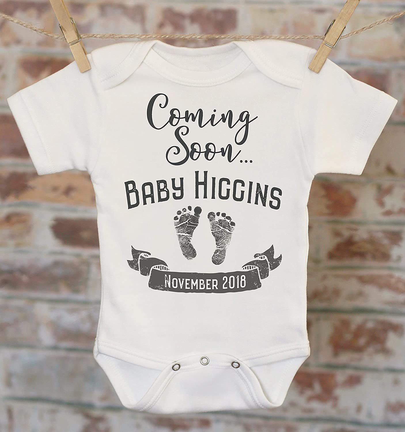 Customized Cotton Baby Onesie - Personalize with Image/Text – Lil Stuart