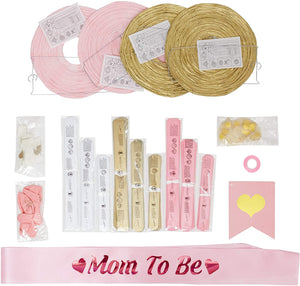 Baby Shower Decorations - Pink and Gold for Baby Girl