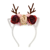 Beautiful Christmas Antler Ear Nylon Headbands