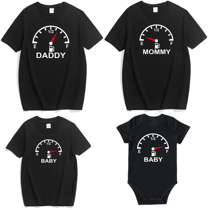Funky Oil Meter Matching Family Tshirts
