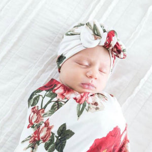 Classy Newborn Swaddle Sets With Head Turban