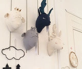 Animal Head Hangings - 3D Nursery Decor