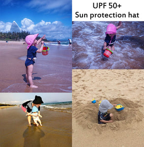Anti-UV Summer Cap (Happy Beach Day Out)