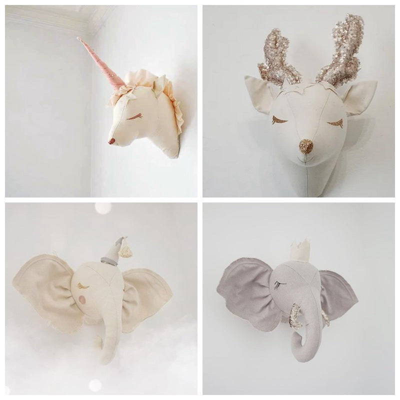 Animal Head Hangings - 3D Nursery Decor – Lil Stuart