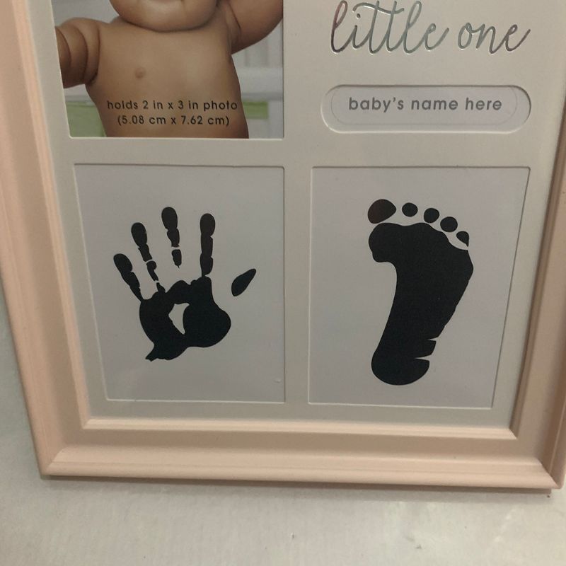 Baby Footprint Kit Newborn Footprint Frame Baby Name Reveal First