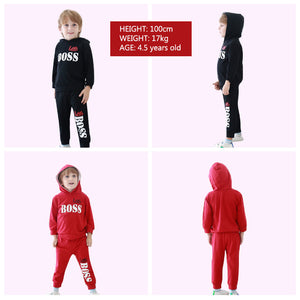 Little Boss Hooded Outfit